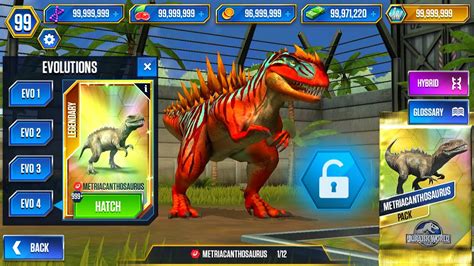 Metriacanthosaurus Pack Unlocked Metriacanthosaurus 999 Jurassic
