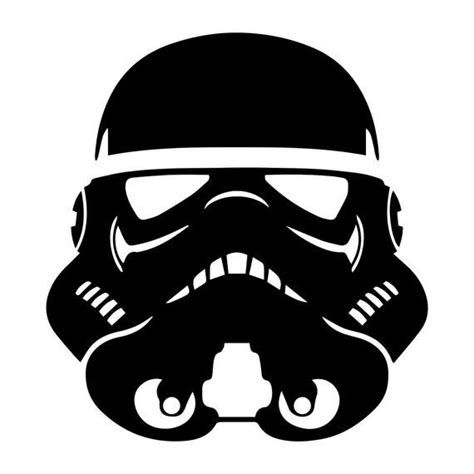 A Black And White Image Of A Storm Trooper Helmet