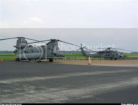 Naws China Lake Ymh 47e And Mh 60k Test Birds In Gray Paint Schemes