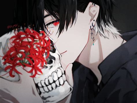 1080p Free Download Anime Boy Skull Hd Wallpaper Peakpx