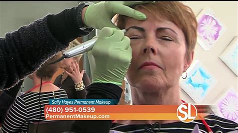 Sally Hayes Demonstrates Her Permanent Makeup Artistry Youtube