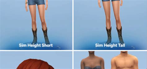 Luumias Height Sliders Sweet Sims 4 Finds