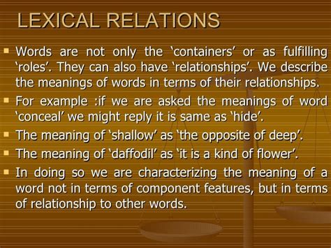 Lexical Relations By Nasir