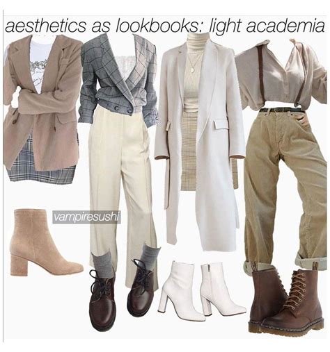 Light Academia Fashion Light Academia Aesthetic Outfit Light