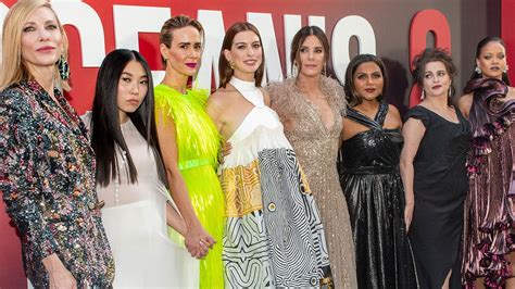 What Ocean S 8 Cast Wore At Premiere What Stars Wore At Oceans 8