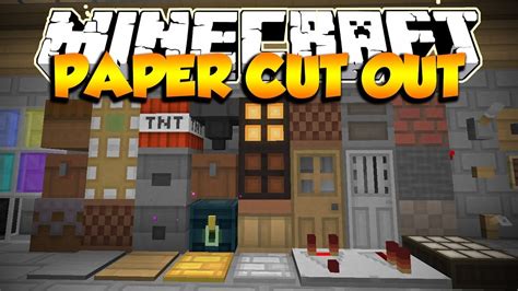 Paper Cut Out Texture Pack Para Minecraft 1102194189171017