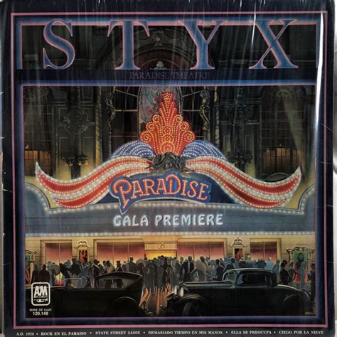 Styx Paradise Theatre 1980 Vinyl Discogs
