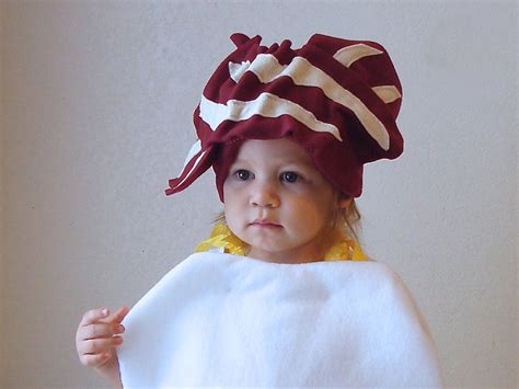 Bacon Hat Halloween Costume Accessory Baby Kids Adults