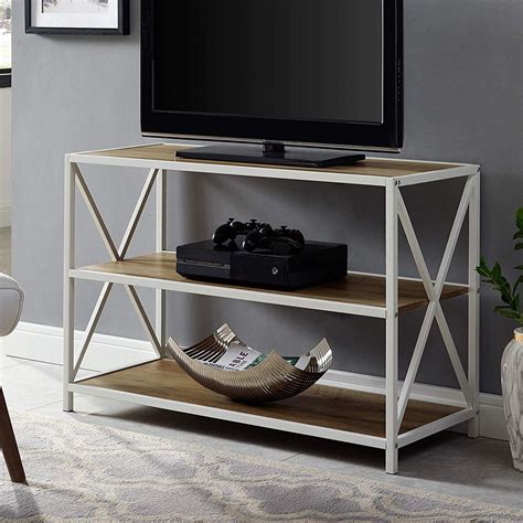 Shop wayfair for the best 40 inch bookcase. WE Furniture 2 Shelf Industrial Wood Metal Bookcase ...