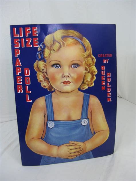 Life Size Paper Doll Created By Queen Holden By Holden Queen Near Fine Hardcover 1992