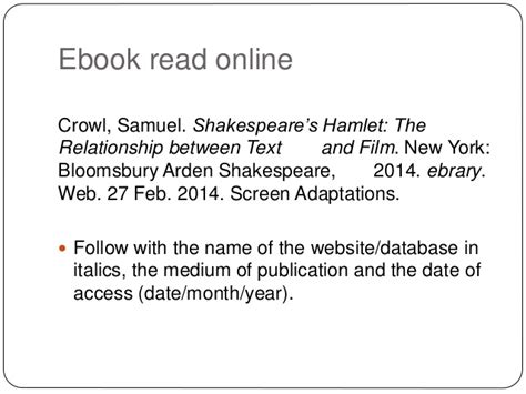 This is not the edition you are looking for? 50 Mla In Text Citation Shakespeare
