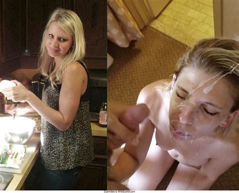 6 Amateur Pics Before And After The Facial Cumshot WifeBucket