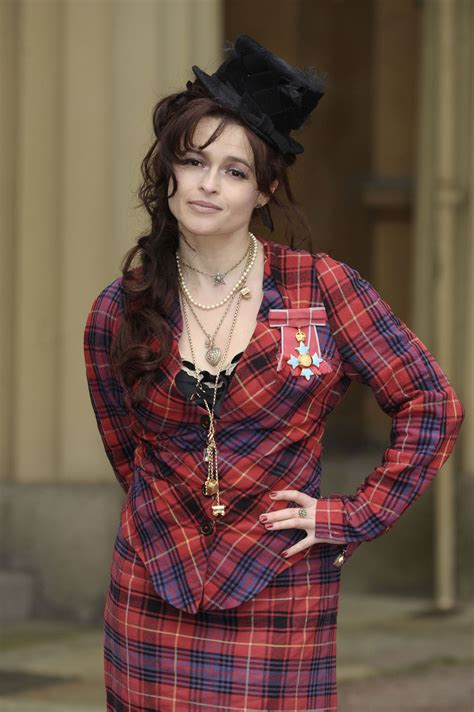 See more ideas about helena bonham carter, helena bonham, bonham carter. Helena Bonham Carter at CBE Medal Ceremony with Queen ...