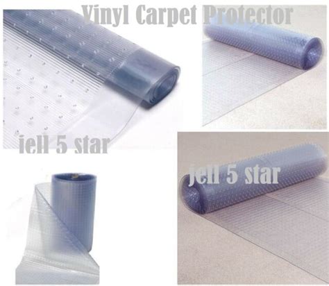 Carpet Protector Heavy Duty Clear Plastic Vinyl Office Home 280cm X