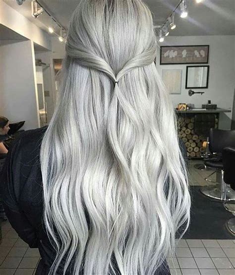 Pin By 🔥konner🔥 On H A I R Grey Hair Color Silver Grey Blonde Hair