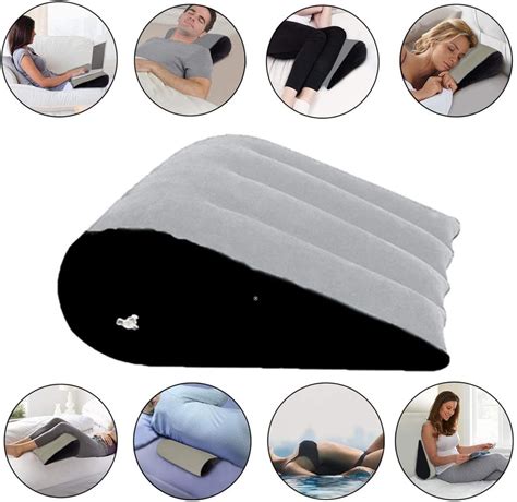 Inflatable Wedge Sexaid Pillow Triangle Love Position Cushion Couple