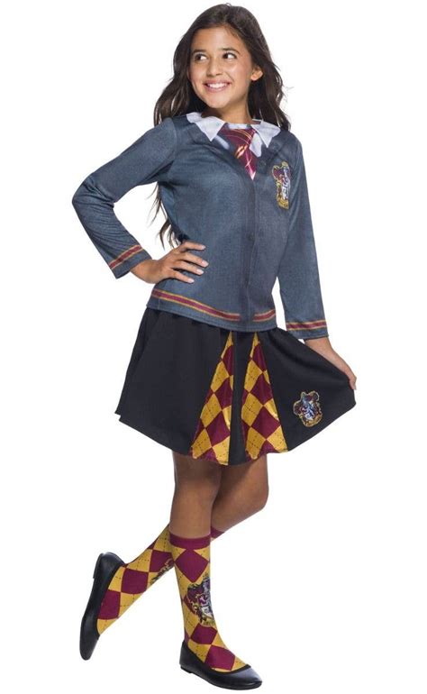 Harry Potter Girls Gryffindor Skirt Girls Harry Potter Costume Skirt