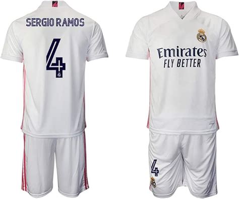 Angraves Kidsyouth 202021 Real Madrid 4 Sergio Ramos Fc Uniforms