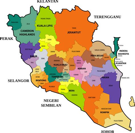 Pahang State Legislative Assembly Constituencies Icons Png Free Png