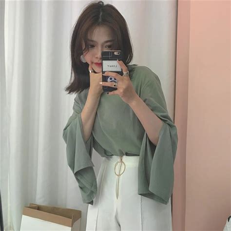 Buy Mihoshop Ulzzang Korean Korea Women Fashion Clothing Summer Casual Preppy