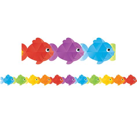 Colorful Fish Border The School Box Inc
