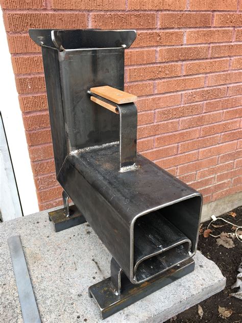 The 4 block rocket stove (11/7/2015). Just finished building my first rocket stove ...