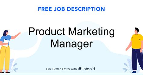 Our company is looking for a marketing account manager to join our team. Product Marketing Manager Job Description - Jobsoid