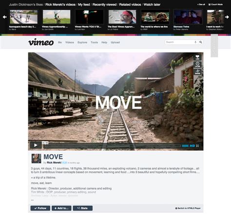 Video Sharing Site Vimeo Getting A Full Makeover