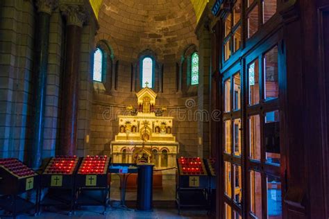 View Of Saint Nicholas Cathedral Altar Monaco Editorial Photography