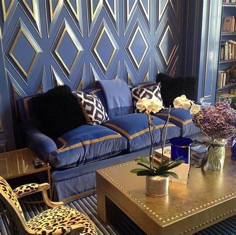 Blue And Gold Interior 8 Lovely Ways To Decorate With Leopard