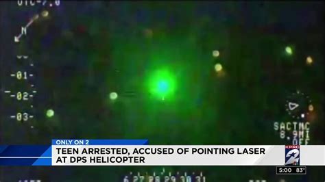 Teen Arrested Accused Of Pointing Laser At Dps Helicopter Youtube