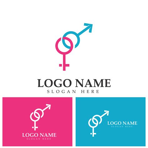 Gender Symbol Logo Of Sex And Equality Of Males And Females Vector Illustration 10268479 Vector