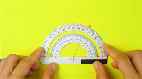 How To Use A Protractor To Measure And Draw Angles