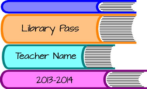 Free Library Pass Elementary Librarian