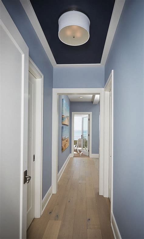 Painting your ceiling a dramatic or subtle color in a contrasting sheen from the walls gives the space another dimension and adds an unexpected twist. if your room's walls are adorned with additional furnishings or artwork, painting the ceilings the same color as the walls also help keep the focus on. Ceiling inset paint color is "Benjamin Moore 1629 Bachelor ...