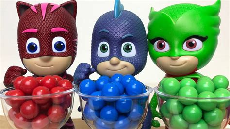 Pj Masks Transform Into Different Colors With Johny Johny Yes Papa