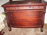 Antique Cherry Wood Dresser Photos