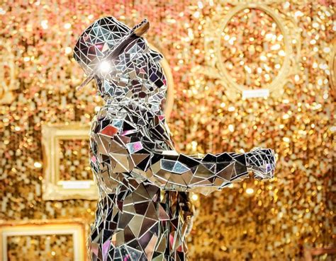 Disco Ball Suit Silver Mirror Man Performance Costume By Etsy