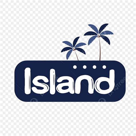 Coconut Tree Island Vector Png Images Svg Blue Island Coconut Font Svg Blue Islands Png