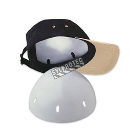 protective shell insert for baseball cap white not approved