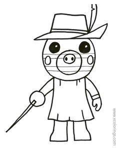 Piggy is a roblox horror game in which you have to choose which side to play: los personajes de piggi - Búsqueda de Google | Coloring ...