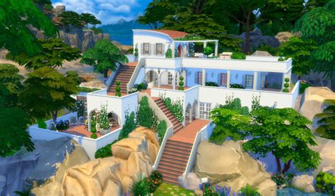 Amoblada Mediterranean Villa By Mary Jiménez At Pqsims4 Sims 4 Updates