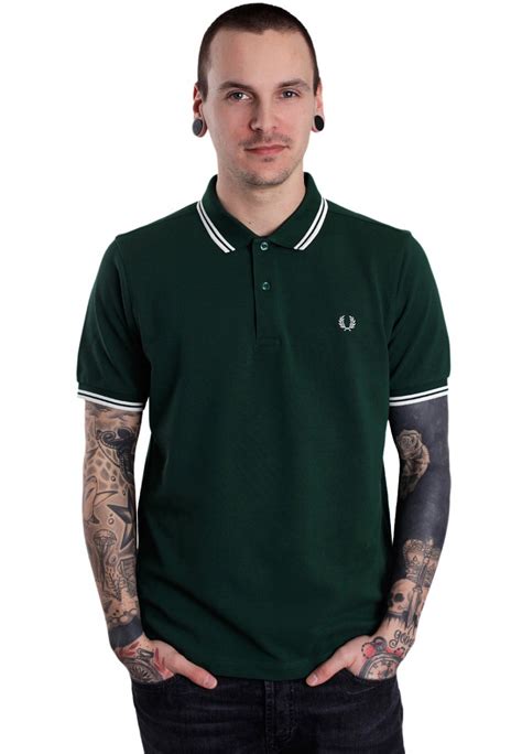 Fred Perry Slim Fit Twin Tipped Ivysnow White Polo Impericon De