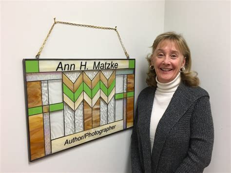 Stained Glass Panel With Lettering Added To Use As A Sign