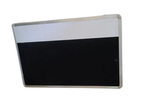 Amm Enterprises Aluminium Combination Board White Marker And Black Pin