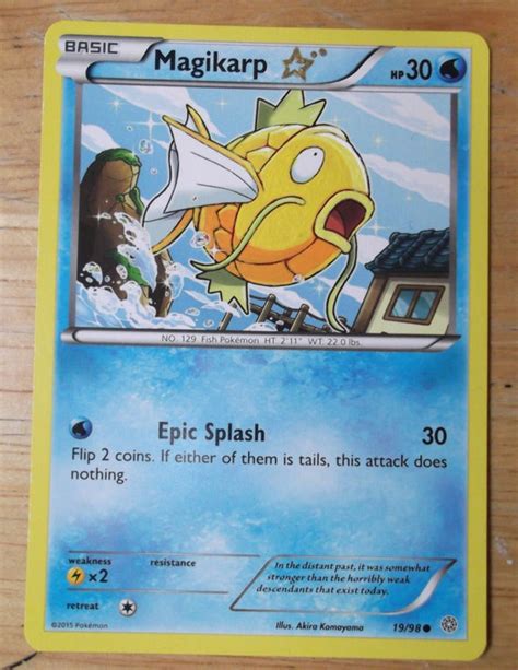 I Made Myself A Shiny Magikarp Card And Then I Realized This Exact