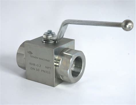 2 Npt Hydraulic Ball Valve 7250 Psi 2 Way Steel