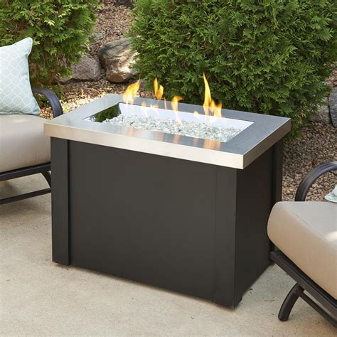 The Outdoor Greatroom Company Providence 32 Inch Rectangular Propane