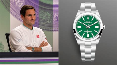 roger federer s vintage looking rolex is brand new the spotted cat magazine