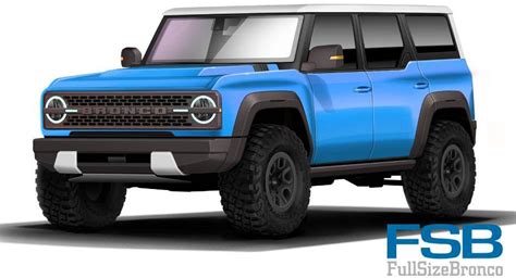 2021 Ford Bronco Heres Another Rendered Take In A Multitude Of Colors